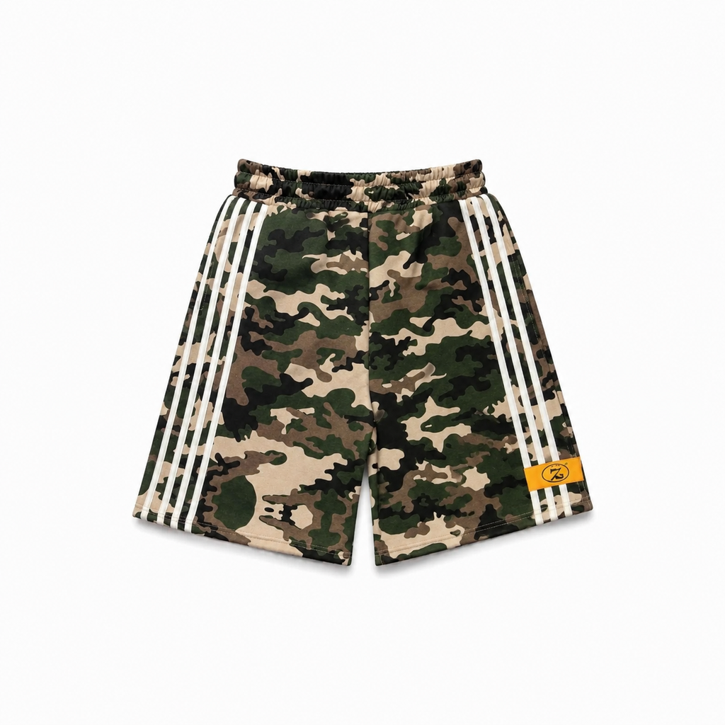GREEN CAMO / Z̈ENZO SHORTS