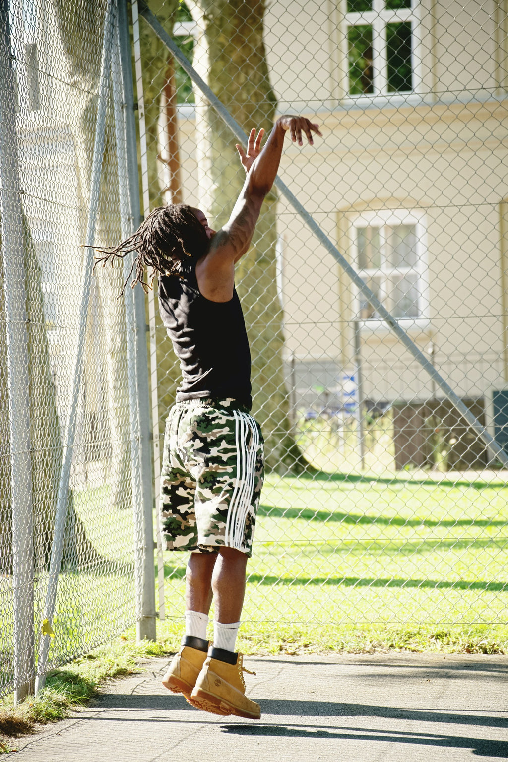 GREEN CAMO / Z̈ENZO SHORTS