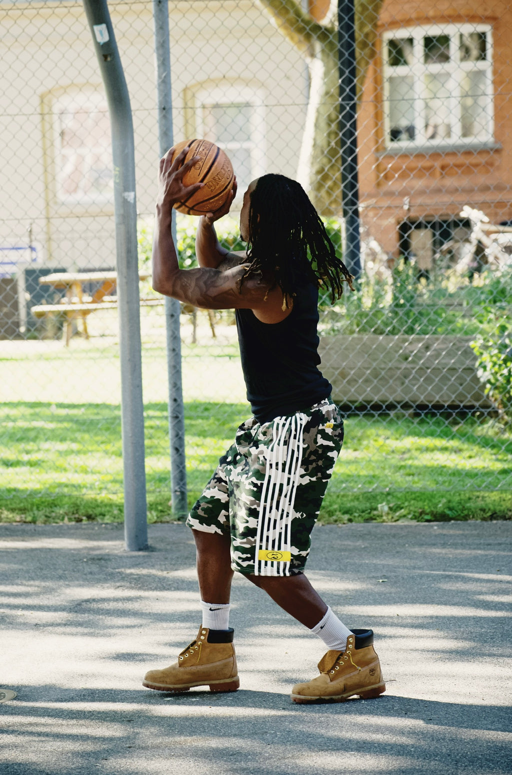 GREEN CAMO / Z̈ENZO SHORTS