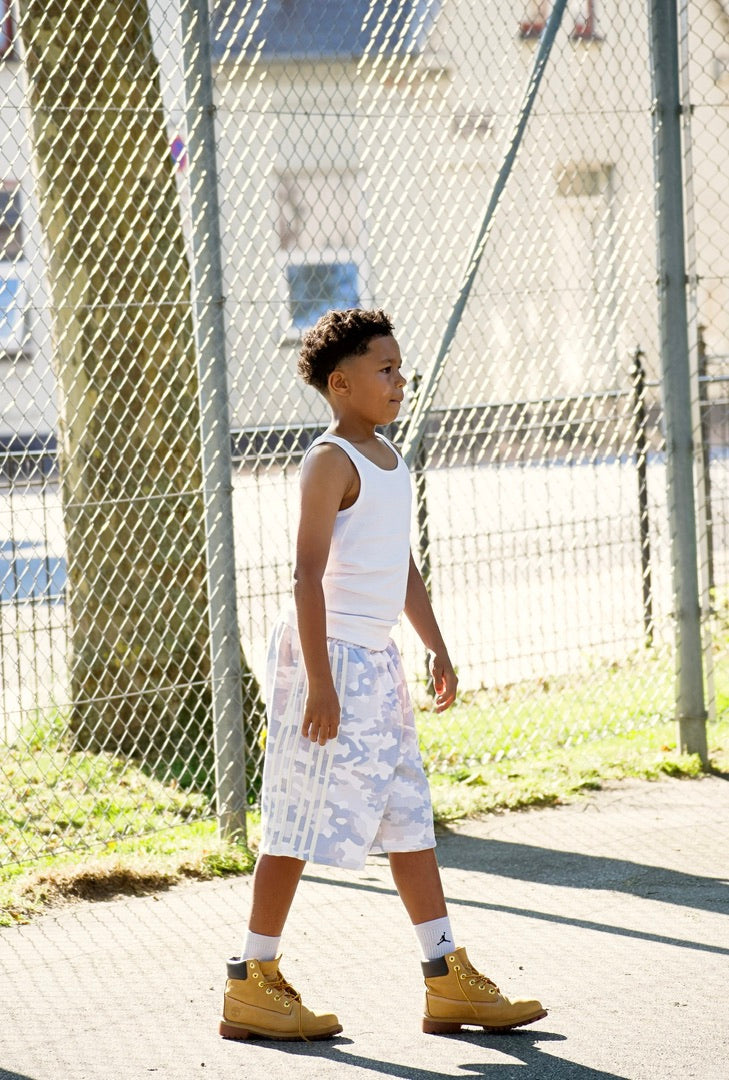 SNOW CAMO / Z̈ENZO SHORTS