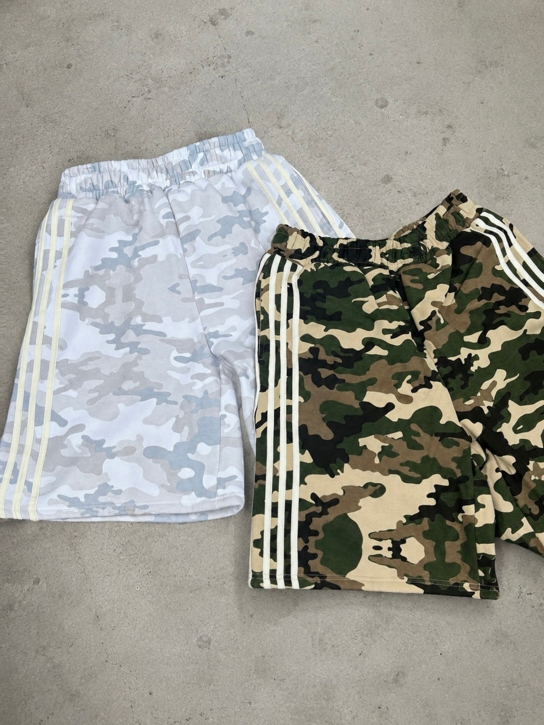 GREEN CAMO / ZENZO SHORTS